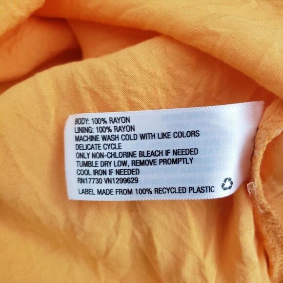 Knox Rose Floral Maxi Dress Orange Small Boho Maximalist Beachy Flowy Casual - Picture 10 of 10